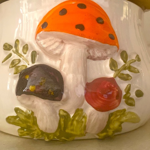 Rare Merry Mushroom Vintage Laurentian Tureen/Soup Serving Bowl w Ladle/Lid LRG - Picture 3 of 15